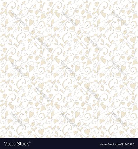 Seamless love background wedding floral pattern Vector Image