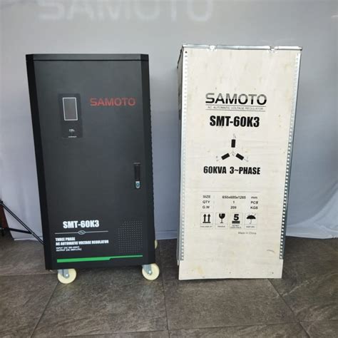 Jual SAMOTO Stabilizer 60000VA Stavolt Three Phase Stavolt SMT60KVA 3