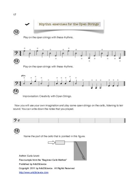 Cello Open Strings Exercises - PDFCOFFEE.COM
