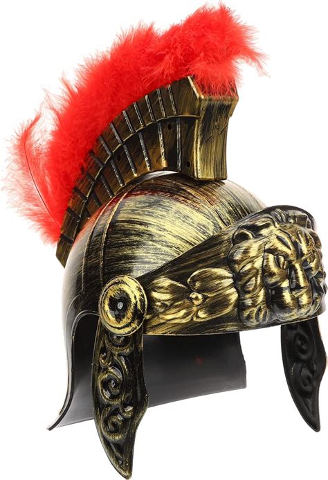 Amazon Gadpiparty Roman Helmet With Red Feather Plume Helmet Greek