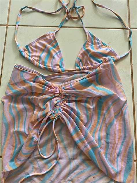 Two Piece Bikini With Cover Up On Carousell