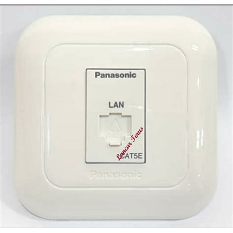 Jual Panasonic Stop Kontak Data Cat5 Wej2488 Rj45 Cat 5 E Cat 5e