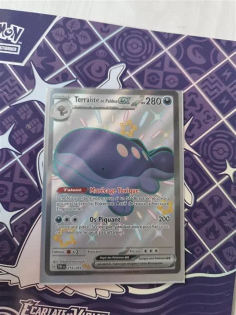 Carte Pok Mon Terraiste Ex Shiny Full Art Destin Es De Pald A