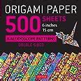 Origami Paper 500 Sheets Kaleidoscope Patterns 6 15 CM Tuttle