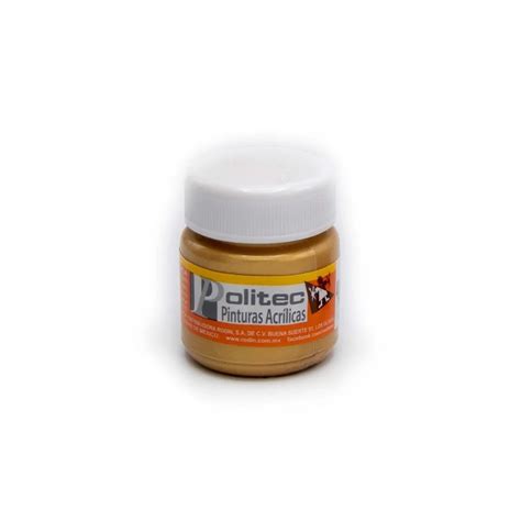 PINTURA ACRILICA POLITEC 30 ML METALICOS ORO 113924