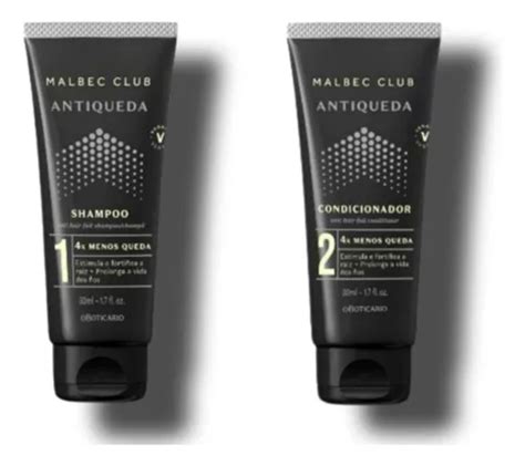 Kit Malbec Club Masculino Shampoo E Condicionador Mercadolivre