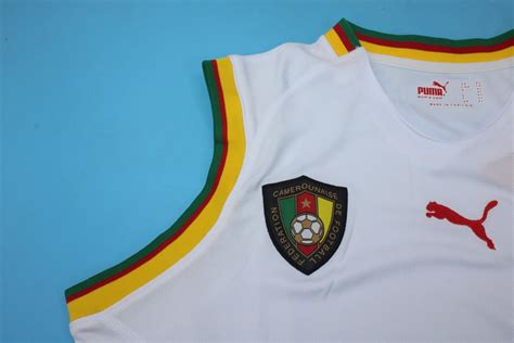 Sexy Cameroon retro soccer jersey world cup 2002