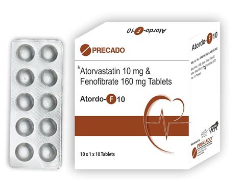 Atorvastatin Mg Fenofibrate Mg Tablets At Rs Strip