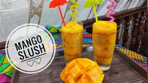 Home Made Mango Slush Recipe By My Lifestyle Youtube