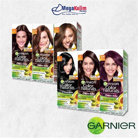 Garnier Hair Color Naturals Creme Riche Dye 50ml Shopee Malaysia