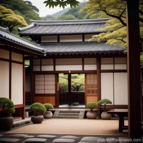 A Traditional Japanese House From Kyoto Prompts Stable Diffusion Online