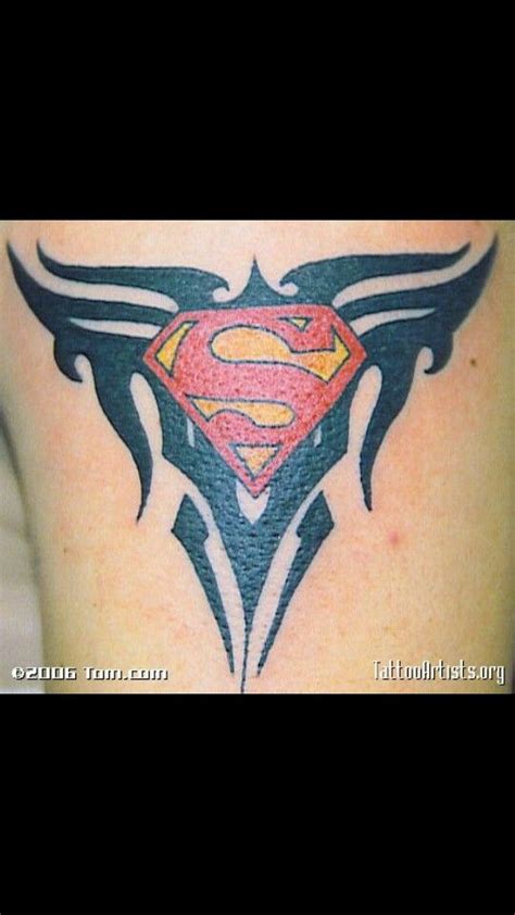 Superman Tattoo Design | Marvel Tattoo Ideas