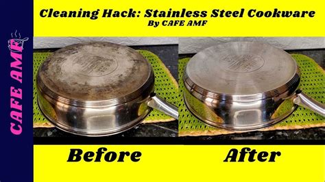 How To Clean Bottom Of Stainless Steel Pans And Pots Cleaning Hack