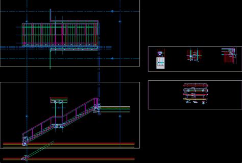 Planos De Dise O De Escalera En Dwg Autocad Detalles Constructivos Hot Sex Picture