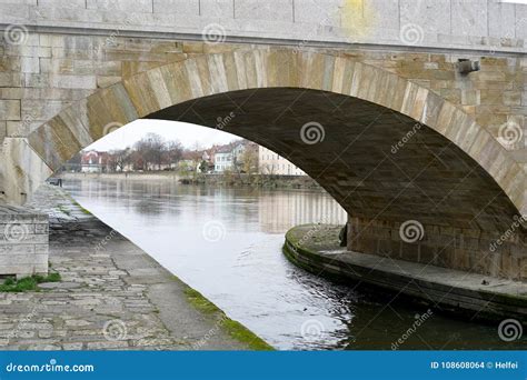 The Stone Bridge in Regensburg Stock Photo - Image of medieval ...