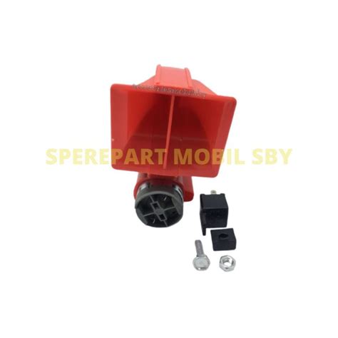 Klakson Kapal Keong Stebel Horn Red 12 Volt Klakson Kapal Stebel