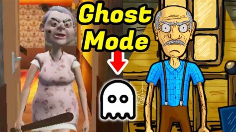 Grandpa And Granny House Escape Ghost Mode Full Gameplay Walkthrough Youtube