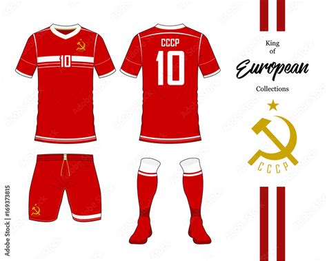 Soviet Union football national team uniform. Soccer jersey or football ...