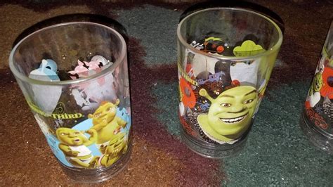 6 McDonald's Shrek Glasses Not Used | #1941049435