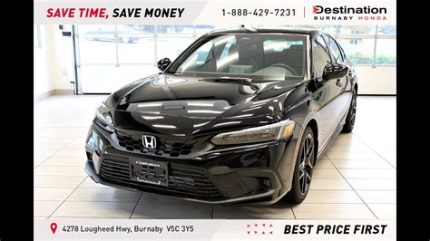 2022 Honda Civic Hatchback Sport Crystal Black Pearl Youtube