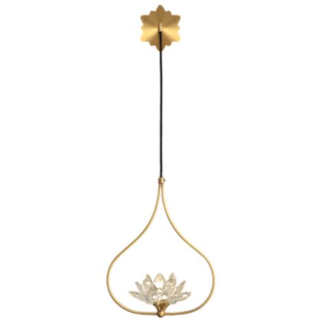 Бра Хрустальный Цветок Лотоса Lotus flower Wall Clear Glass B по цене ...