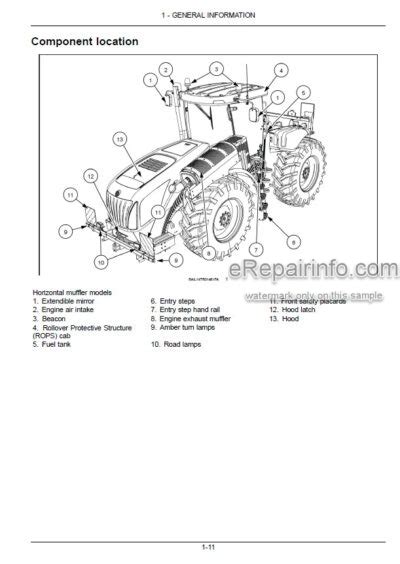 New Holland T9 435 T9 480 T9 530 T9 565 T9 600 T9 645 T9 700 Stage IV