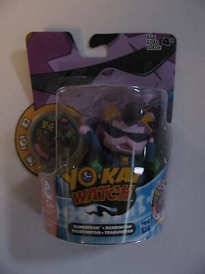 Yo Kai Watch BADDINYAN Figure And Medal 2015 Hasbro NIP EBay