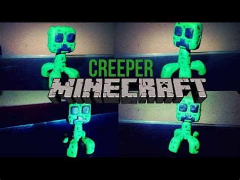 Como Hacer Un Creeper En Plastilina Youtube