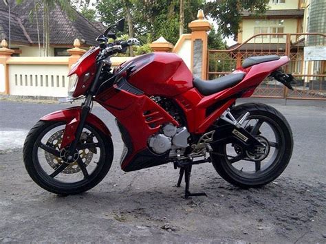 Modifikasi Scorpio Z Berkonsep Street Fighter