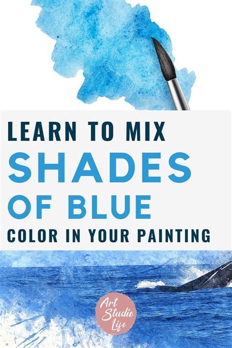 How to Mix Shades of Blue Colors - Blue Color Mixing Guide | Mixing ...