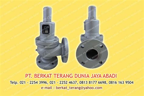 Jual Safety Valve 2 5 Inch Flange 10K Merk 317 Oleh PT BERKAT TERANG