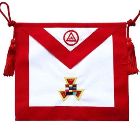 Masonic Royal Arch Past High Priest Php Apron Hand Embroidered Masonic