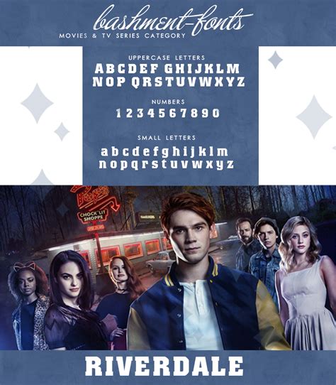 FONT 1 - RIVERDALE by Bashment-Fonts on DeviantArt