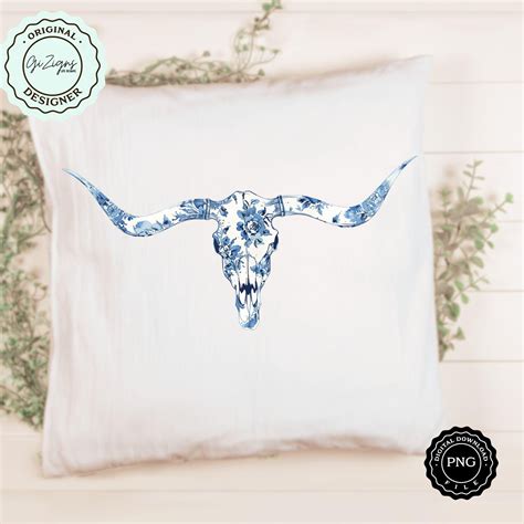 Trendy Western Coastal Cowgirl Png Bundle Coquette Blue Chinoiserie