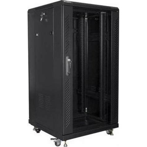 Lanberg FF01 6622 12B Armario Rack 19 22U 600x600 Negro