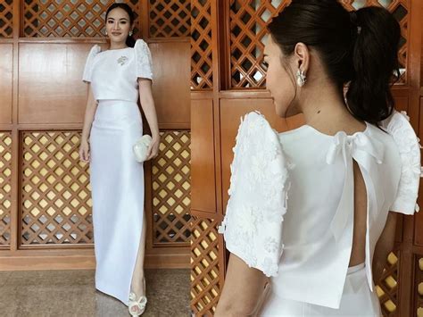 Pin By Randy Emily Calubaquib On Filipiniana Modern Filipiniana Dress