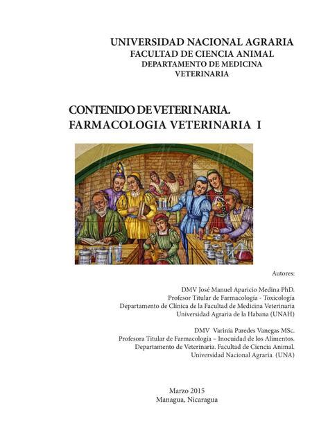 Contenido De Veterinaria Farmacolog A Veterinaria I Veterinaria