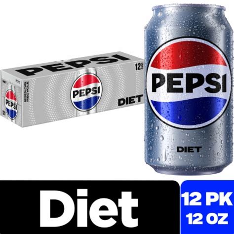 Diet Pepsi Cola® Diet Soda Cans, 12 pk / 12 fl oz - Fred Meyer