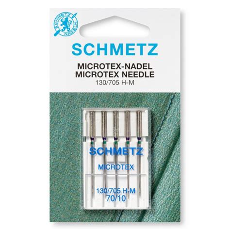 Schmetz Microtex Machine Needles Fine Fabrics