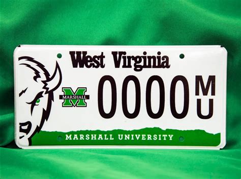 License Plates Marshall University Foundation And Alumni Association