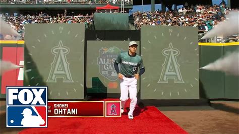 2023 MLB All Star Game Starters Walk Out On To The Field In Seattle