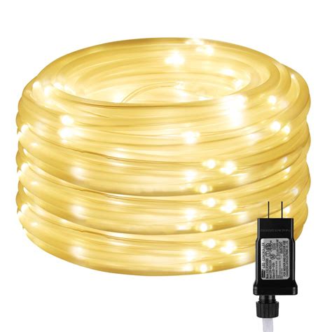 Buy Lighting EVER 33 Ft 100 LED Outdoor Rope Lights Warm White 3000K 1