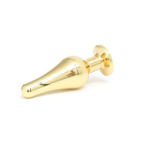 Plug Anal Metal Dorado Con Joya Small Costaintima Ar