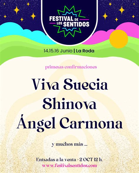 Festival De Los Sentidos Cartel Entradas Horarios Y Hoteles