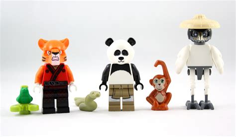 LEGO Kung Fu Panda From L R Mantis Tigress Viper Po Monkey