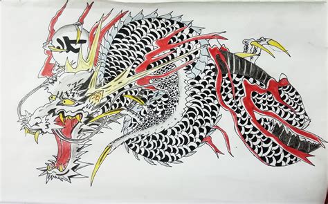 Kiryu the dragon of dojima's tattoo fan art : r/yakuzagames