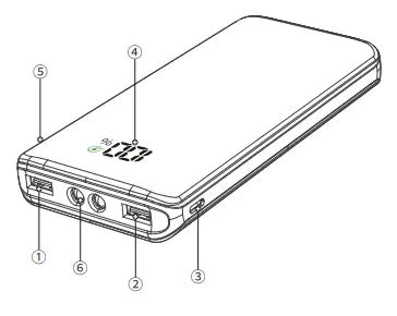 Debopo Qc Mah Power Bank User Manual