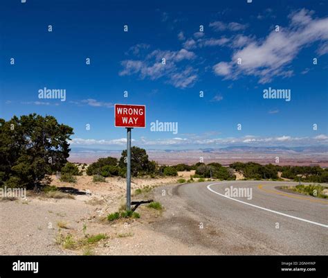 Wrong Way Road Signs