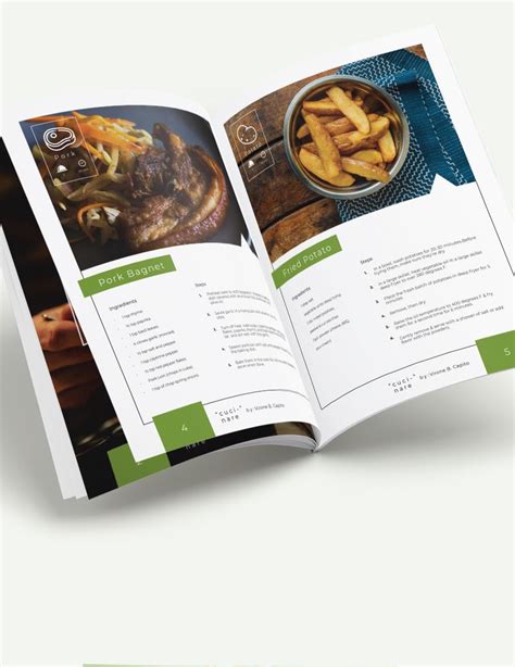 Sample Chef Cookbook Template In Indesign Pages Word Publisher