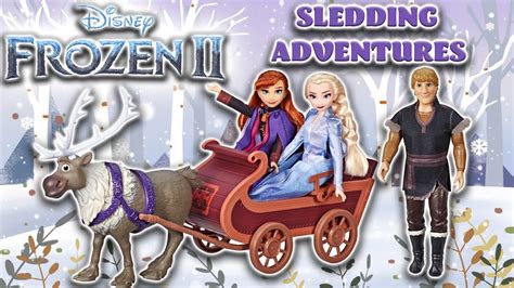 Frozen Toys Frozen Sledding Adventures Doll Set Youtube